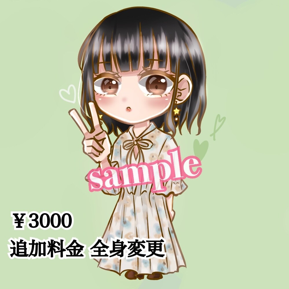 可愛いデフォルメSNSアイコン描きます イメージキャラクターをデフォルメしてキラキラ可愛く描きます。 イメージ4
