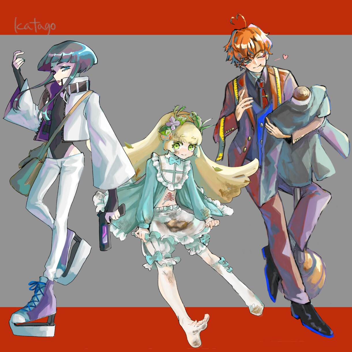 TRPG、配信、全身立ち絵描きます 全身立ち絵をお安く短納期で描きます！ イメージ3