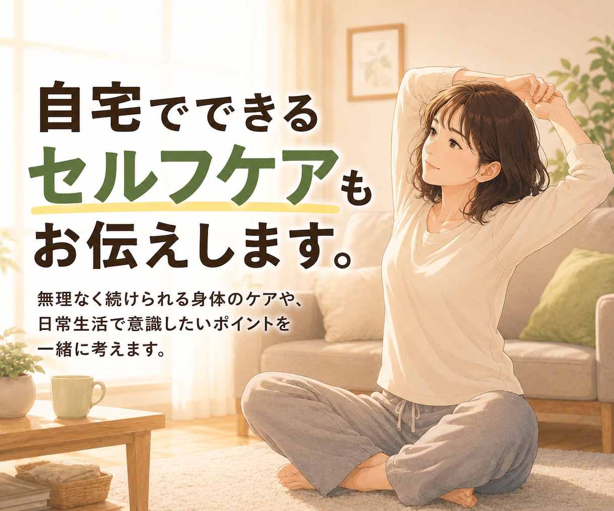 現役整体師が坐骨神経のお悩みを電話でサポートします お尻〜脚の痛み・しびれがつらい方へ。セルフケアを一緒に整理 イメージ6