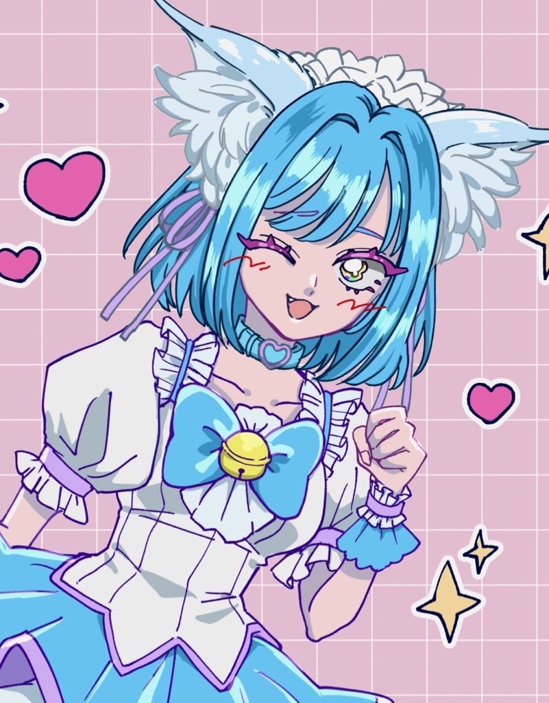 キラかわSNSアイコン(人物1人)描きます アイドル・VTuberなどにもどうぞご利用ください♩ イメージ7