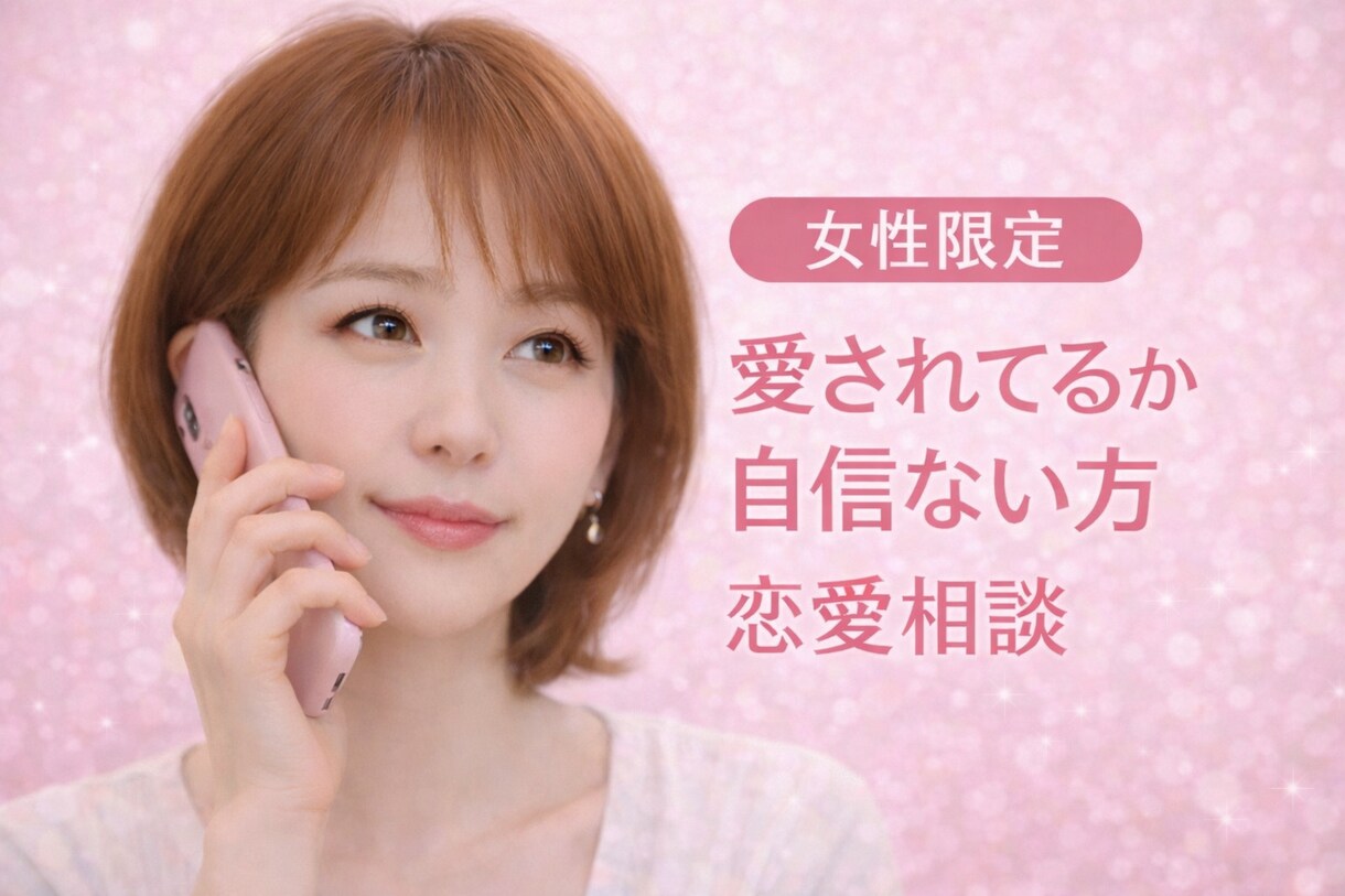 女性限定/恋愛/片思い/不安/お気持ち寄り添います 1分でもOK愛されたい/復縁/両思い/片思い/寂しさ/孤独 イメージ2