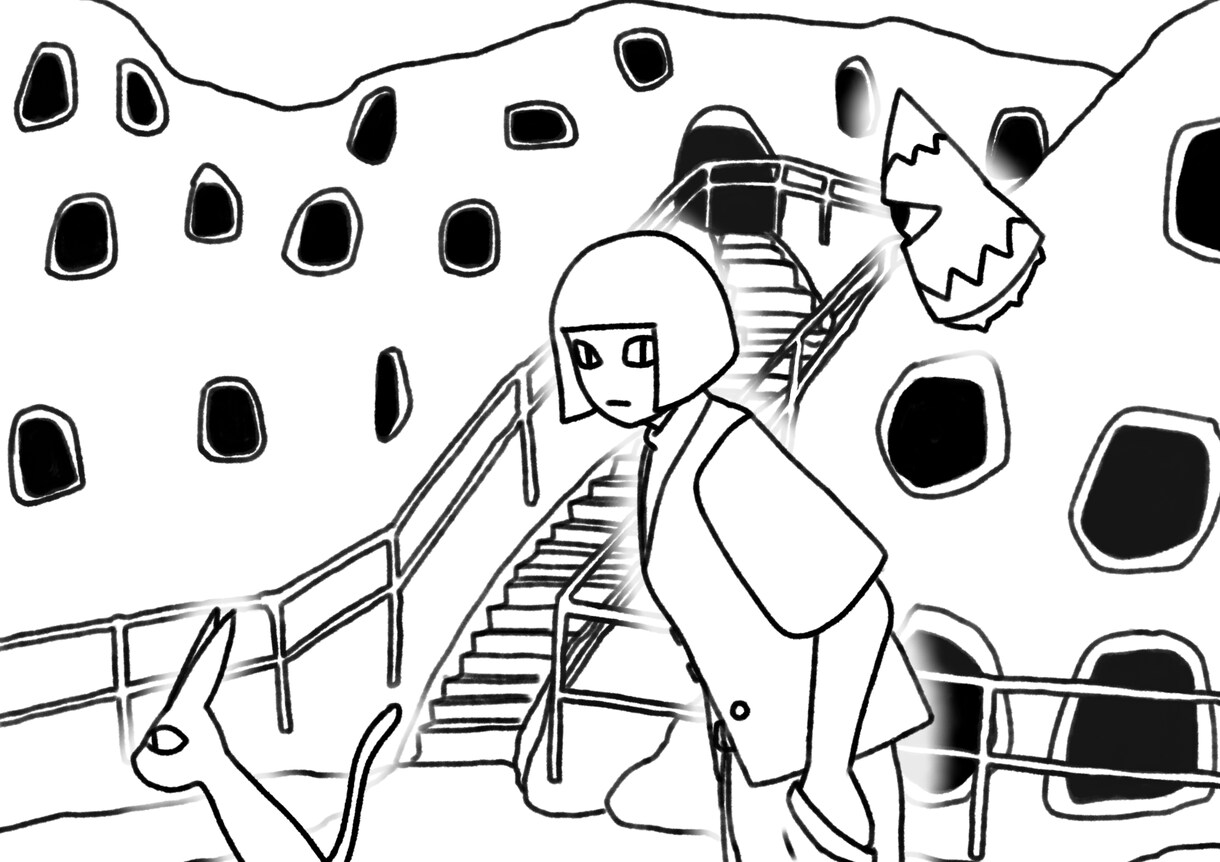 商用OK！シンプルな人物＋背景を描きます 表紙、挿絵などワンポイント絵が欲しいときにおすすめです。 イメージ5