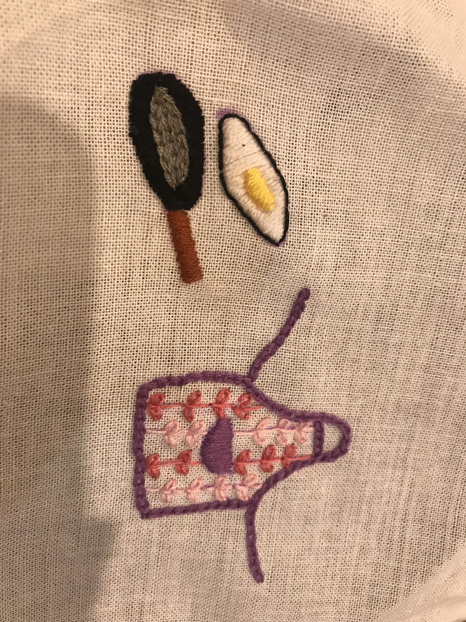 お名前やモチーフなどの手刺繍をさせていただきます お気に入りの持ち物に刺繍を^ ^ イメージ3