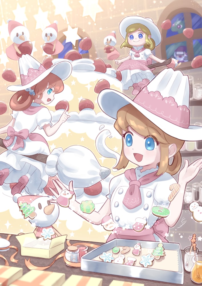 キャラクターの立ち絵〜背景付き一枚絵を描きます ★ふんわか可愛い、物語が伝わるイラストを制作します★ イメージ1
