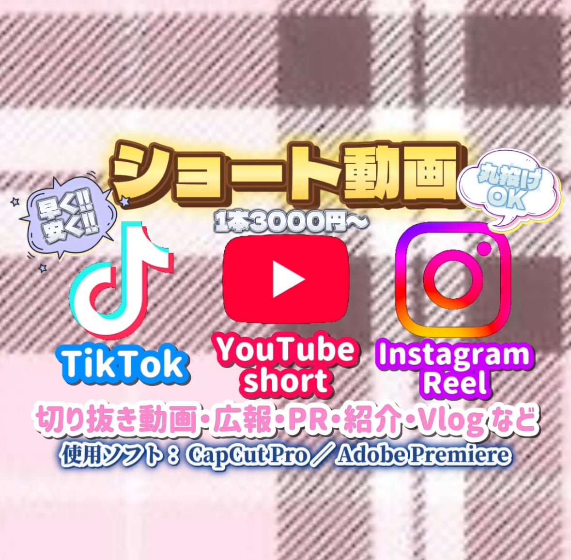 老若男女問わずささる広報動画作ります ポップなものからシンプルなものまでご要望に合わせて作れます! イメージ1