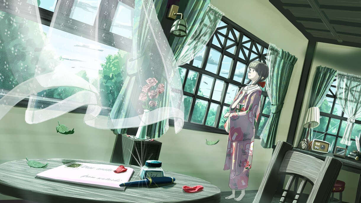 世界観や物語を感じる人物＋背景お描きします 楽曲配信やCDジャケット などにオススメです！ イメージ5
