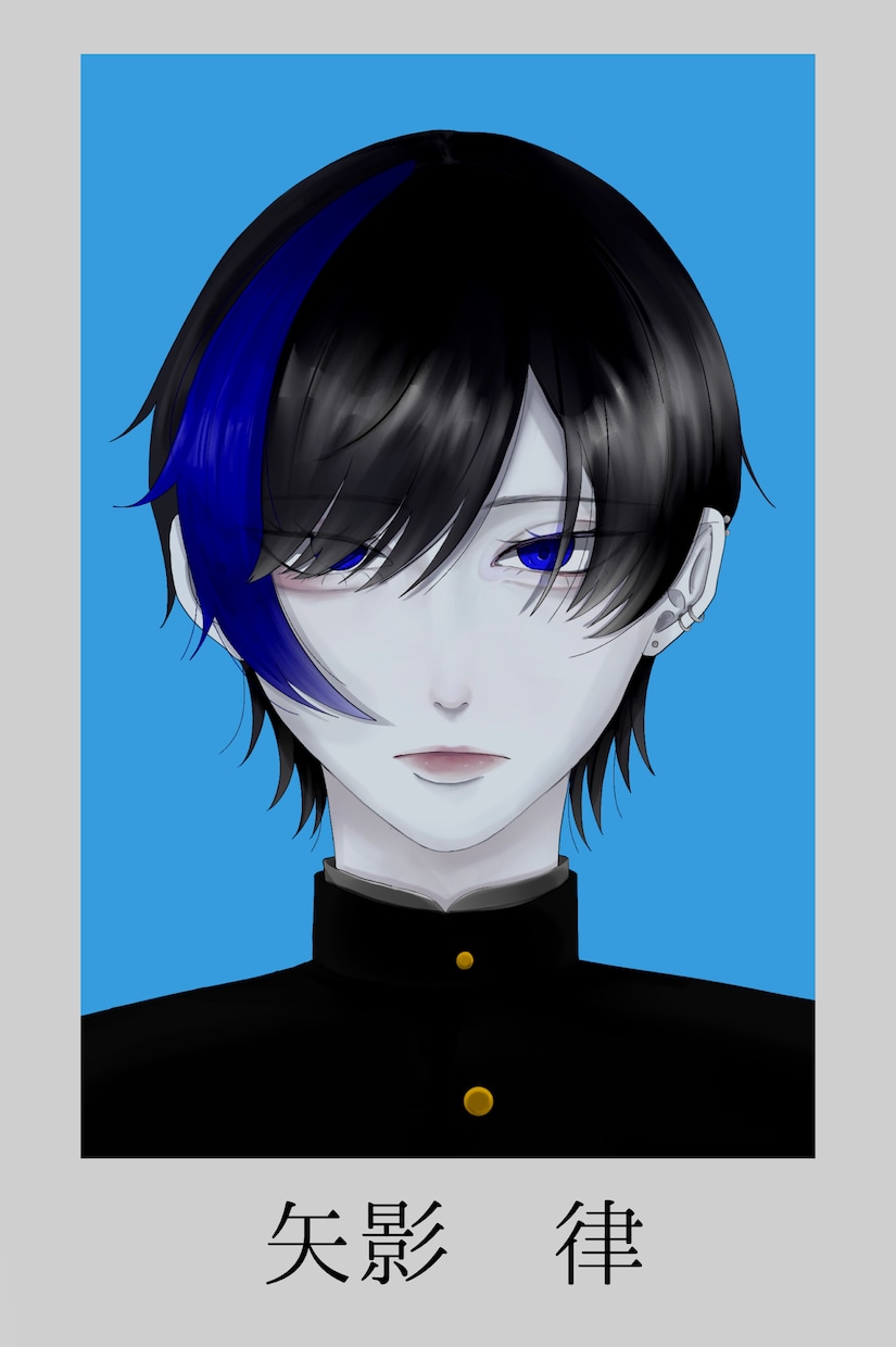 儚くて美しい中性的なキャラクターお描きします 美しいお顔を描くのが得意です。 イメージ3