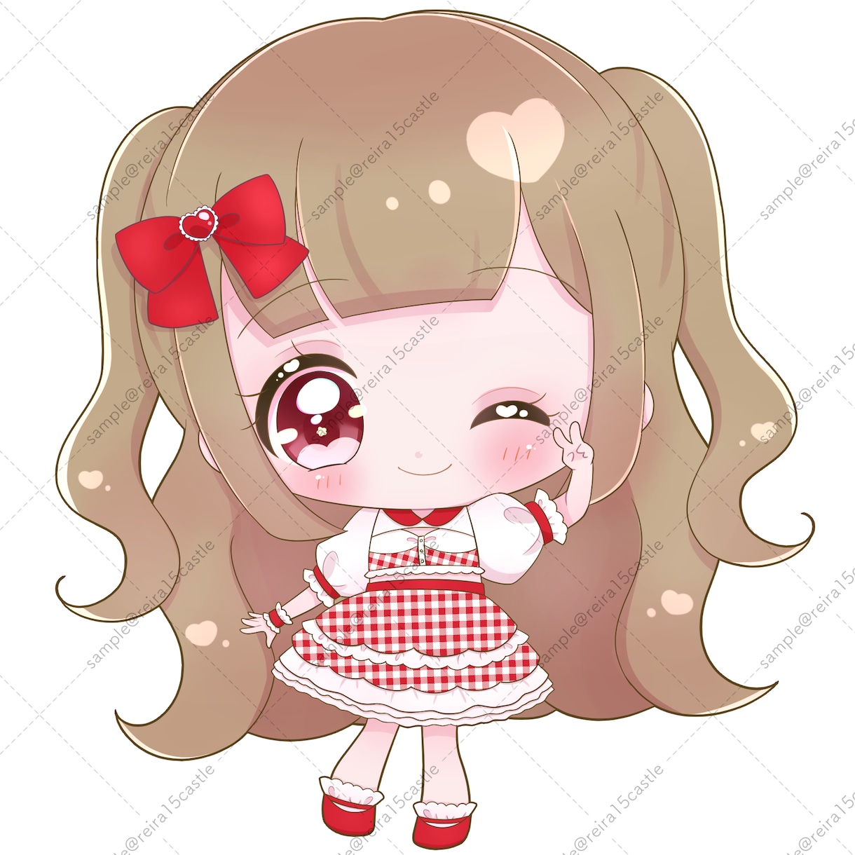 ゆめかわ♡ミニキャライラスト制作します 使いやすい可愛いファンシーなSDキャライラストを制作します！ イメージ9