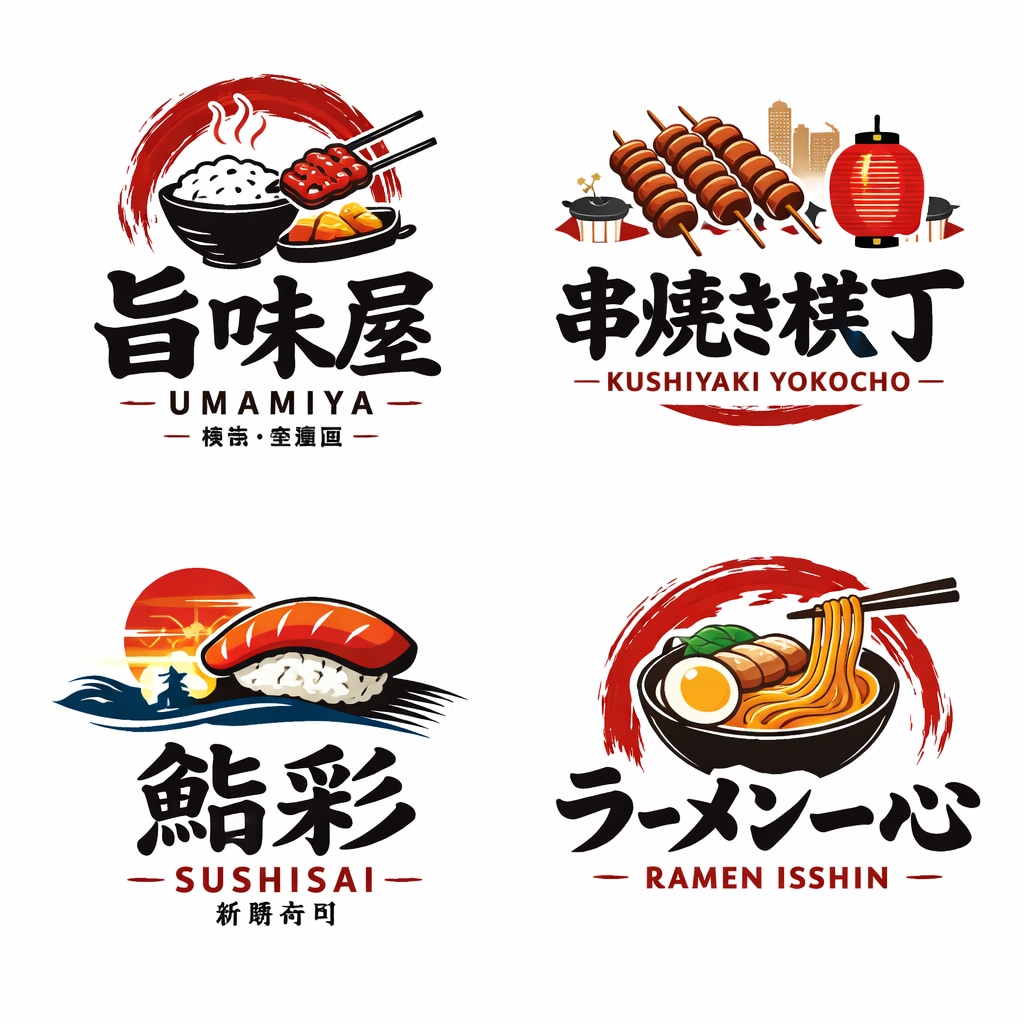 飲食店向け◎シンプルで印象に残るロゴを制作します 初めてでも安心して依頼できるロゴ制作 イメージ1