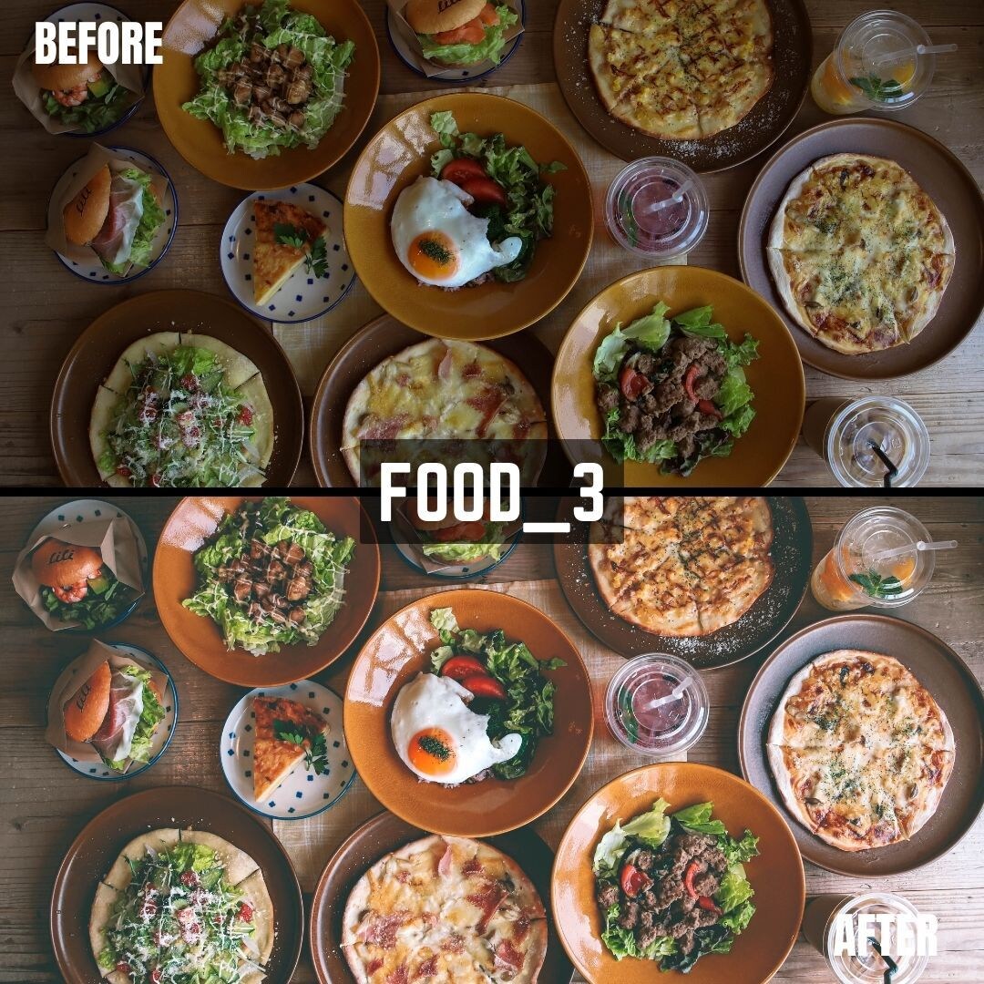 FOOD｜Lightroomプリセット販売します スマホで撮影した写真、ワンタッチで大変身！ イメージ6