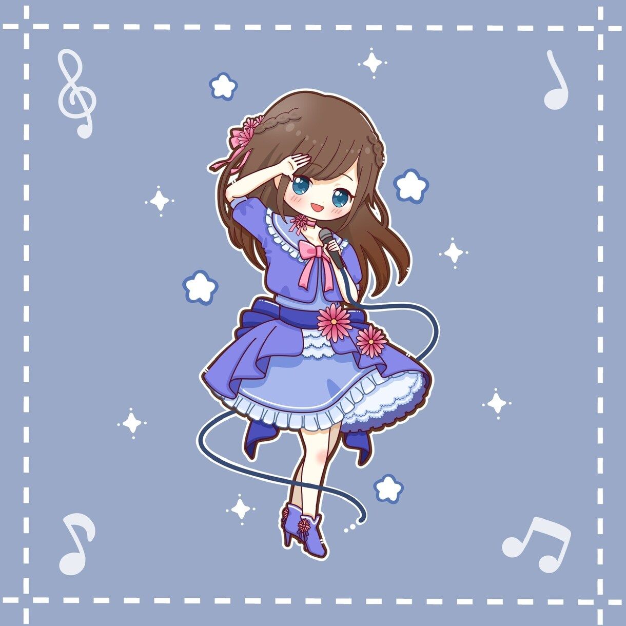 お子さんの描いた衣装をキャラクター付きで作成します お子さんの描いた衣装をきれいにイラスト化します♪ イメージ2