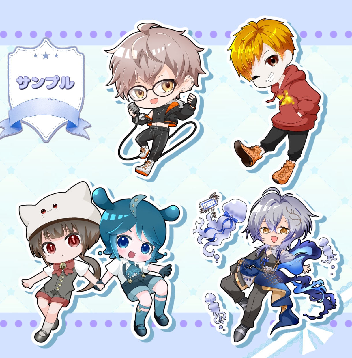 かわいいと言われるSDイラストお描きします ずっと使いたくなるミニキャラを提供いたします！ イメージ9
