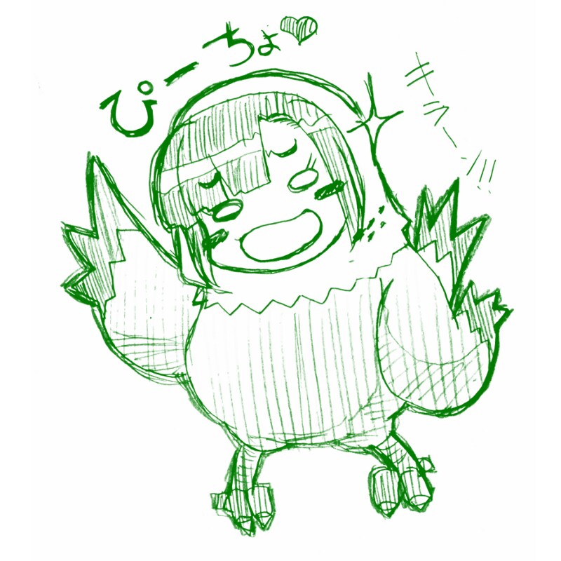 デフォルメしたアイコン向けイラストを描きます アナログなラクガキぽい絵になります イメージ3