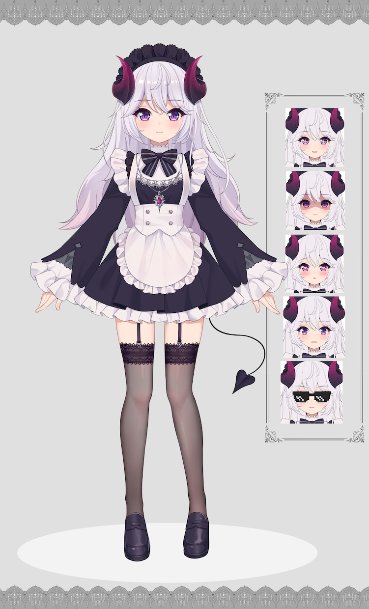 LIVE2D用全身イラスト・パーツ分け済み描きます プロのVtuberになりたい方や配信したい方ぜひ！ イメージ2