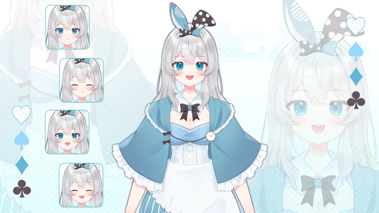 男女動物何でもOK！Live2D用イラスト描きます 提携モデラー多数・専門家だからこその高クオリティをご提供！ イメージ4