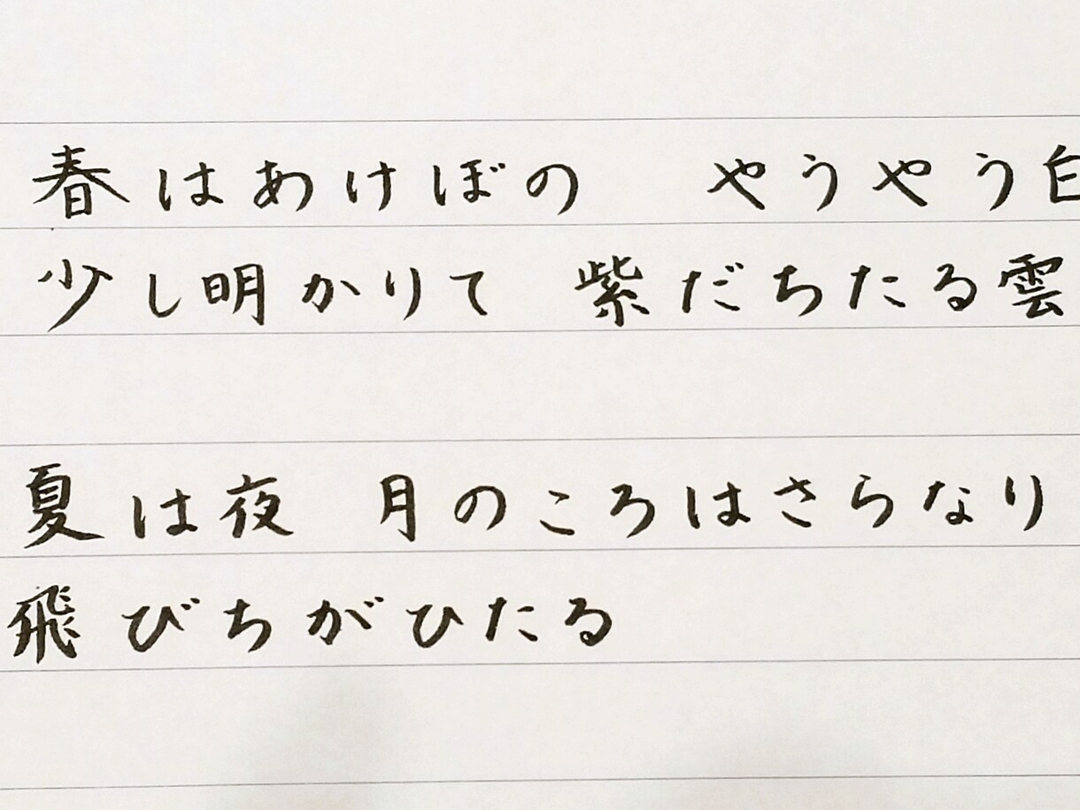 手書き代筆承ります 安定感のある文字で用途別・雰囲気に合わせて代筆します！ イメージ3