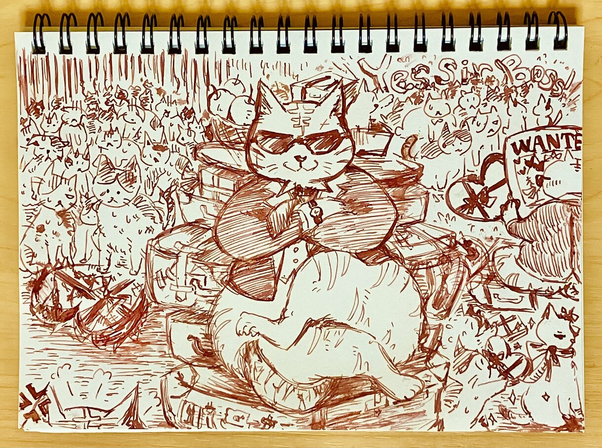 あたたかい水彩タッチのアナログイラストを描きます 手描きのぬくもりを大切に、ほっこりとした動物モチーフ描きます イメージ7