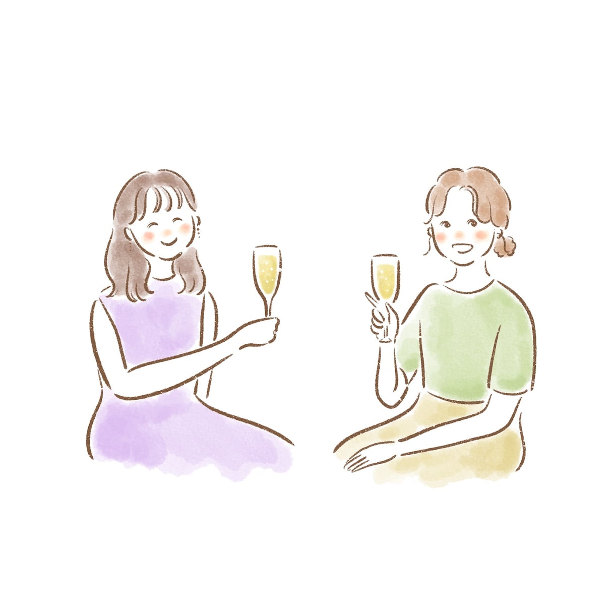 ほんわか可愛い☻カットイラストお描きします Webや書籍など挿絵にもピッタリ イメージ6