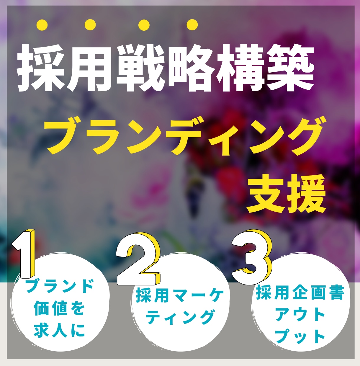 採用コンサル（戦略構築・ブランディング）します 採用責任者を歴任した独立系コンサルタントによる採用戦略支援 イメージ1