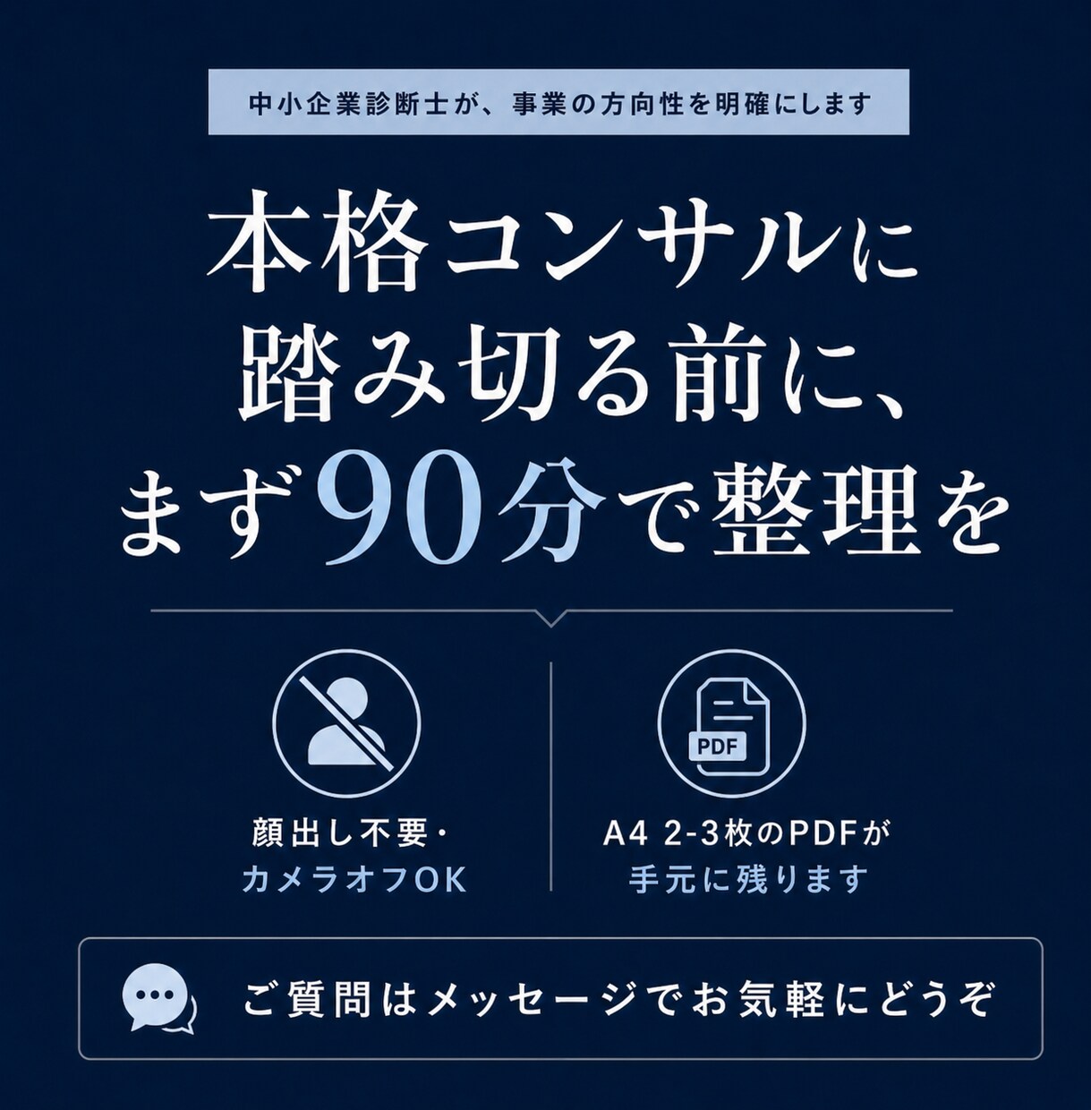 中小企業診断士が事業のロードマップを整理します ロードマップ納品＋1週間チャット伴走｜本格コンサル前の整理に イメージ10