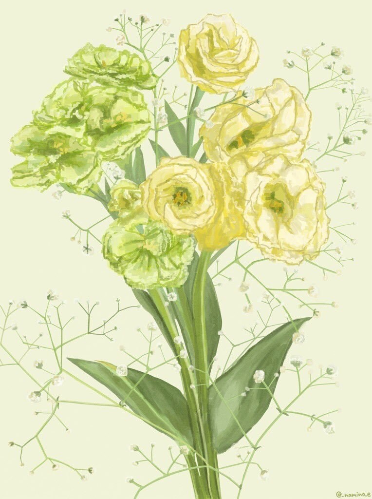 思い出のお花、植物をイラスト化します いつか枯れてしまう花、植物をイラスト化して残しませんか? イメージ5