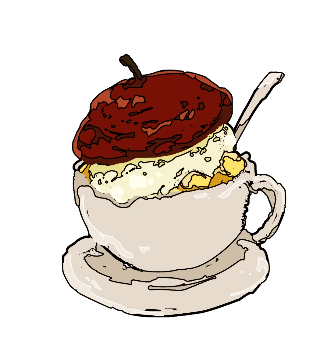 ラフ修正無制限｜お洒落でおいしそうな食べ物描きます 挿し絵や飲食店のメニューなどに最適◎｜企業実績あり イメージ2