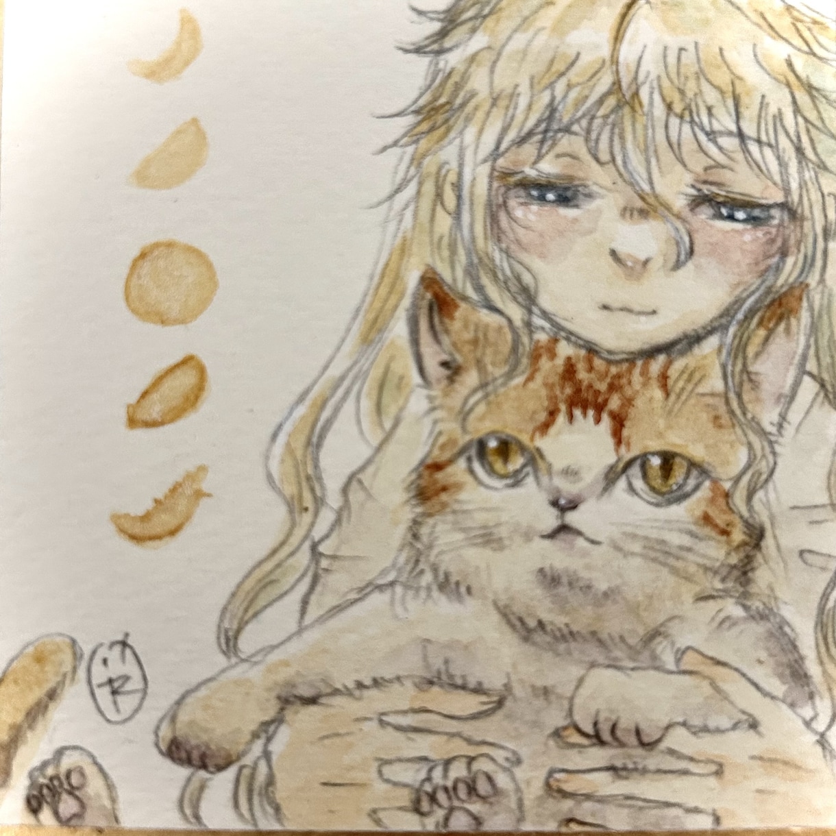 SNSアイコン作成します 世界でひとつだけのふんわり可愛い手描きアイコン作成します イメージ2