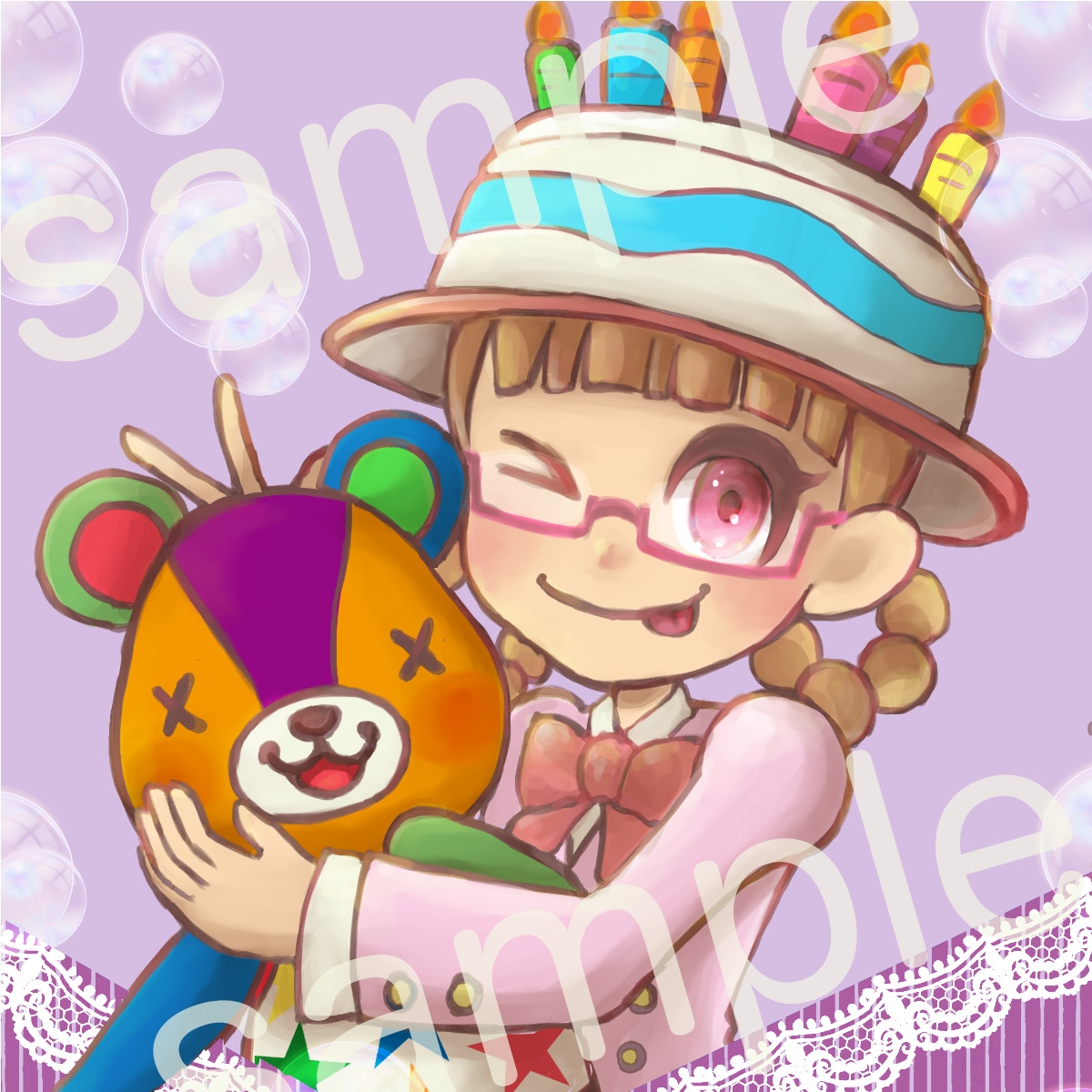 SNSアイコンに！かわいいデフォルメキャラかきます 版権OK！スプラやあつ森等のキャラや自キャラも可愛く♪ イメージ2