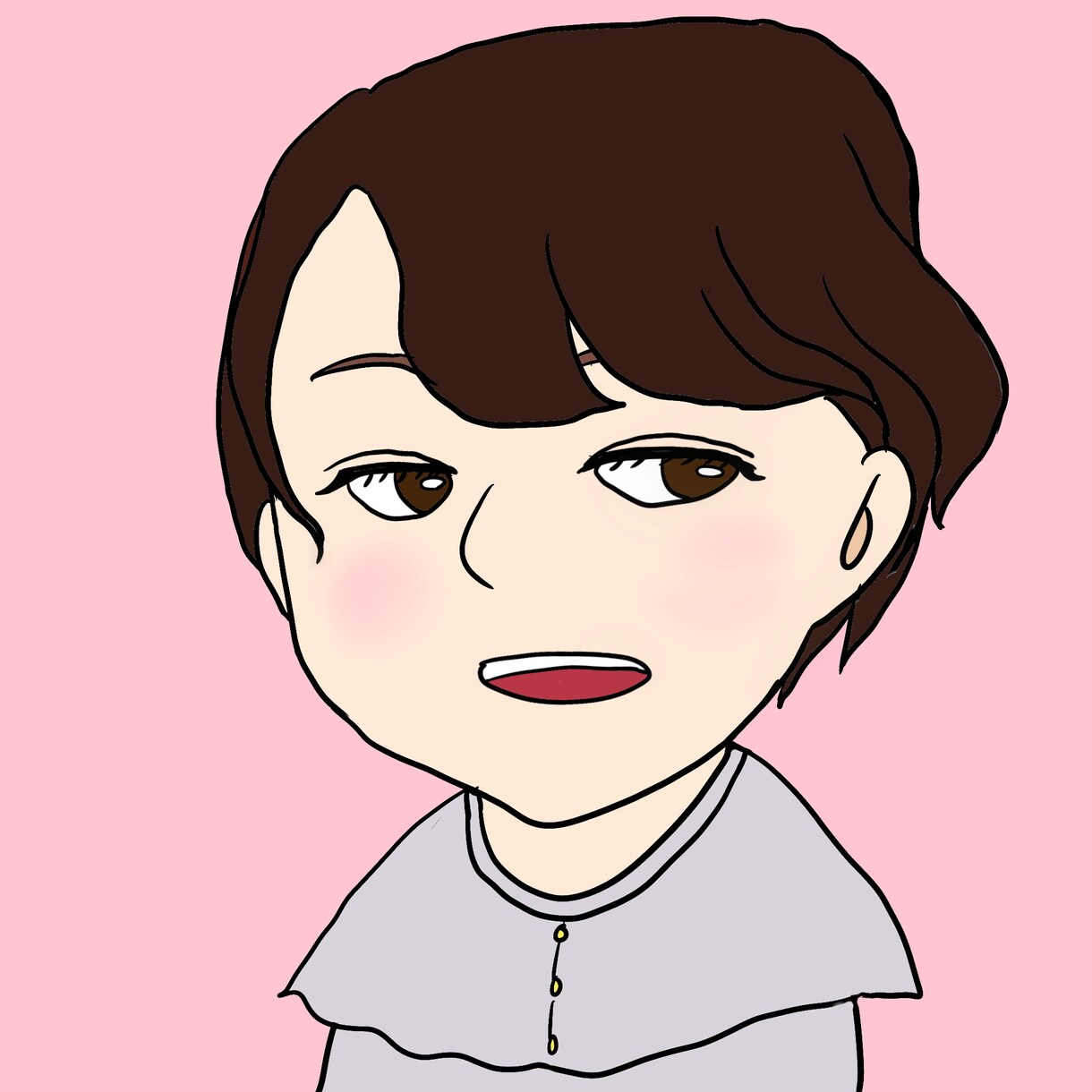 あなたの似顔絵アイコンを制作します SNSやプロフィールにぴったりのオリジナルアイコンです！ イメージ1