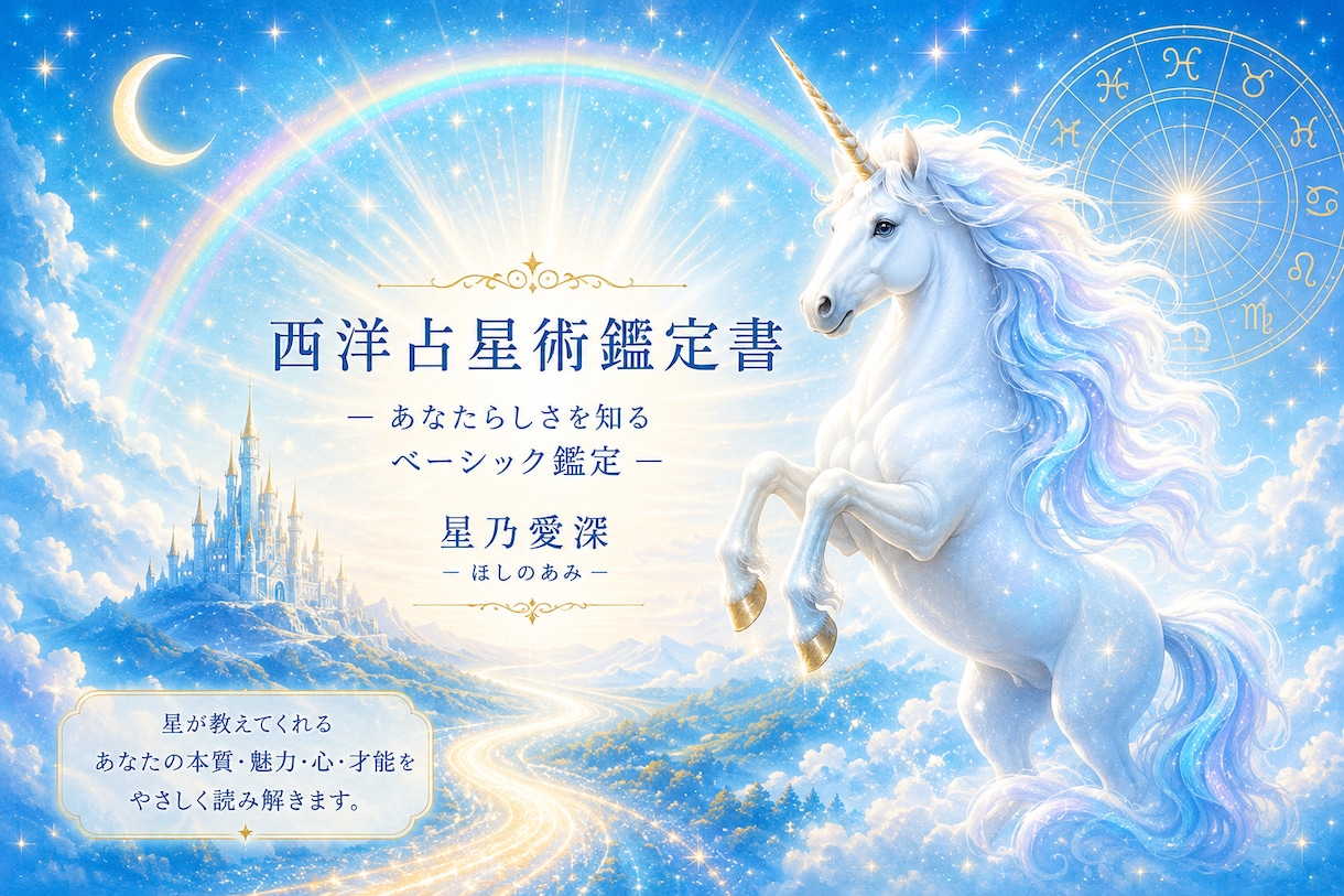 あなたの本質・魅力・才能を星から読み解きます 生まれ持った「あなたらしさ」を優しく紐解きます イメージ1