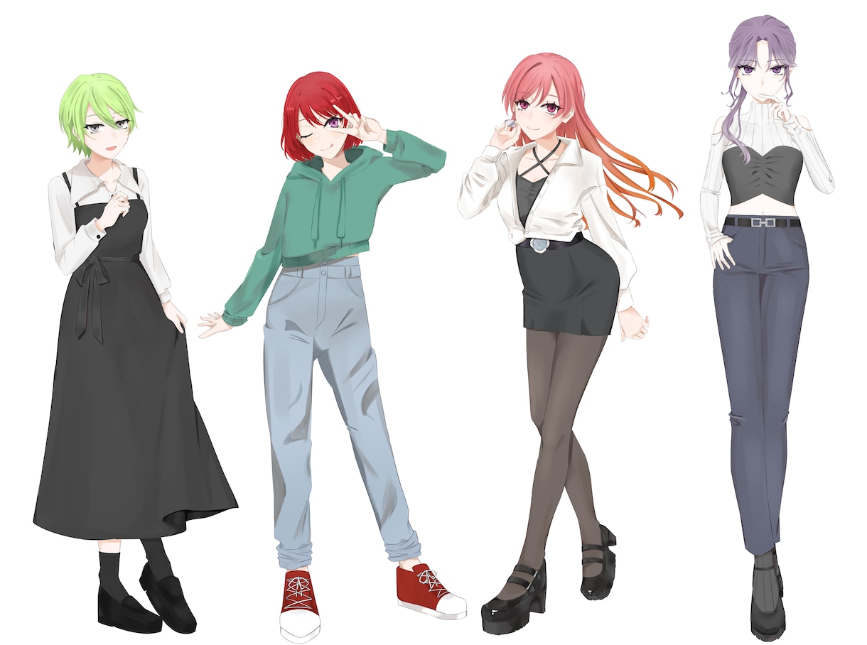 目を惹くイラストを描きます 最安値でハイクオリティなイラストをお届け♪ イメージ3