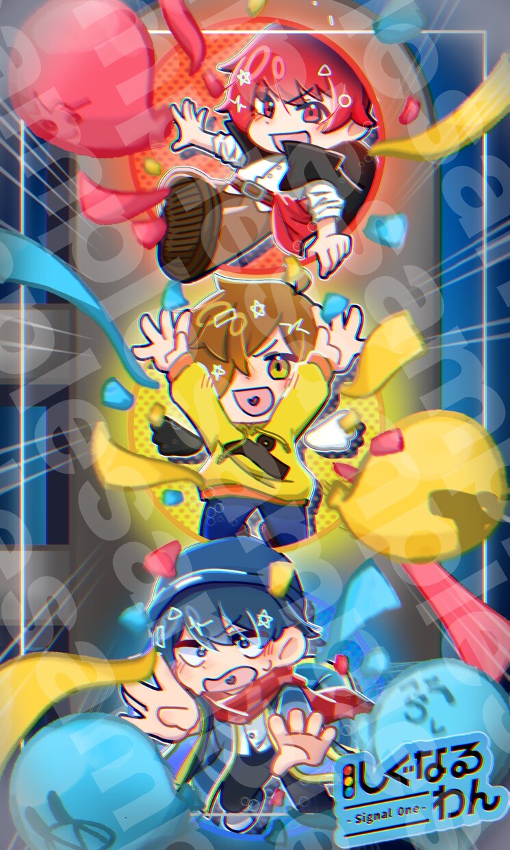 デフォルメキャラのサムネイラストます 歌ってみた動画のサムネや企画のイラスト描かせてください！ イメージ1