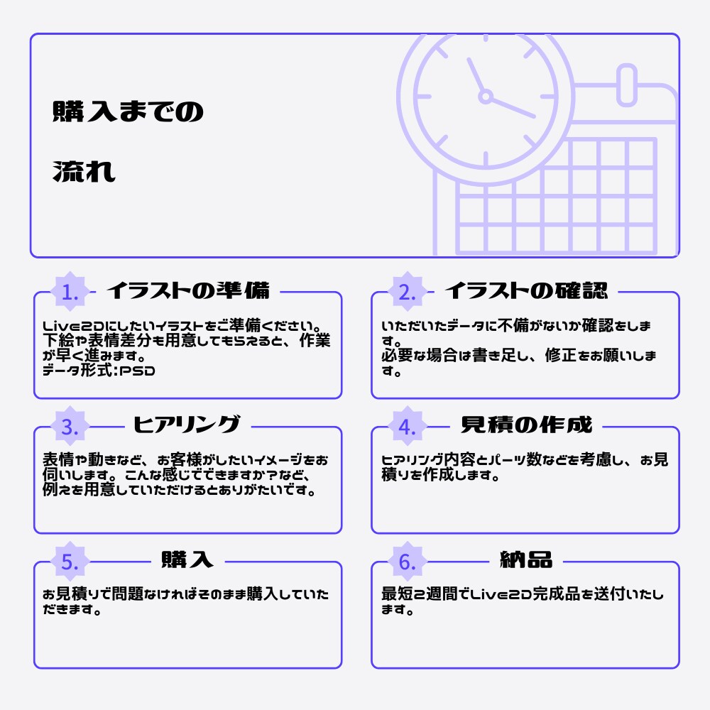 VtuberがLive2Dモデリングします イラストのイメージを最大限引き出す！ イメージ4