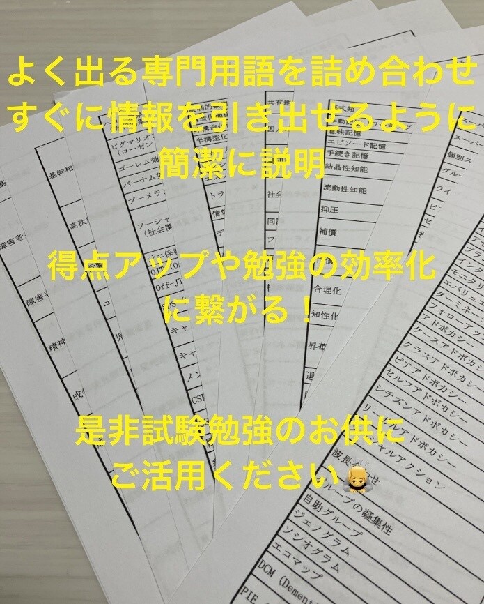 社会福祉士の試験に合格した効率良い勉強方法教えます 効率のいい勉強方法で社会福祉士の国家試験に１発合格しましょう イメージ3