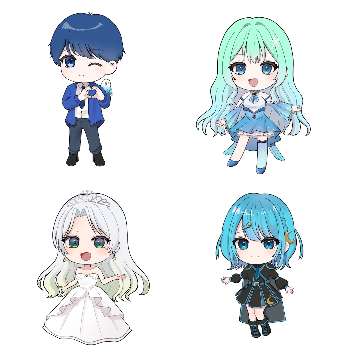 ミニキャライラストお描きします 商用可！可愛いSDイラスト作成します。 イメージ4