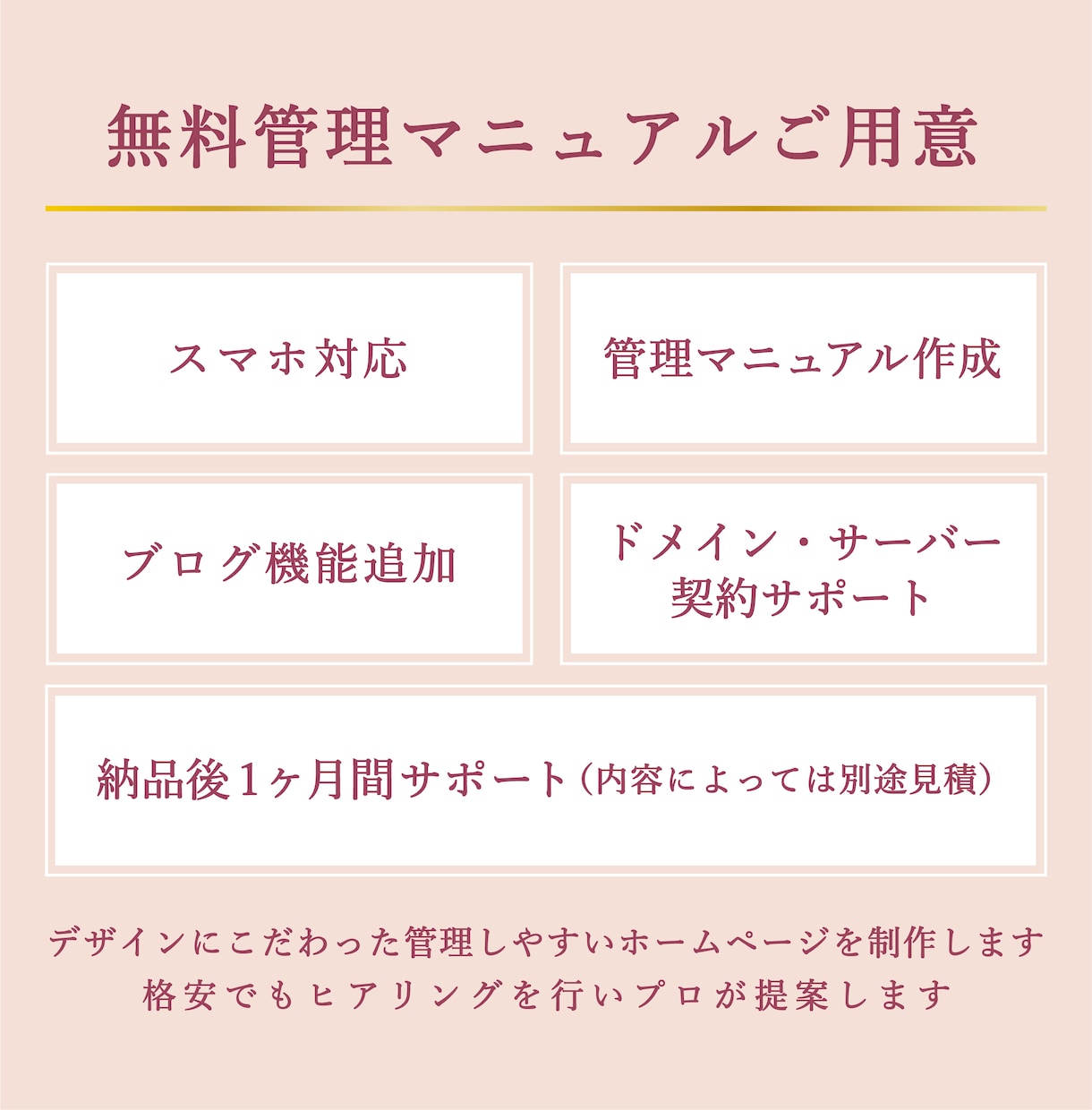 WordPressで本格的なサイトを制作します 初心者の方でもOK！「格安」で「高品質」なホームページ制作 イメージ2