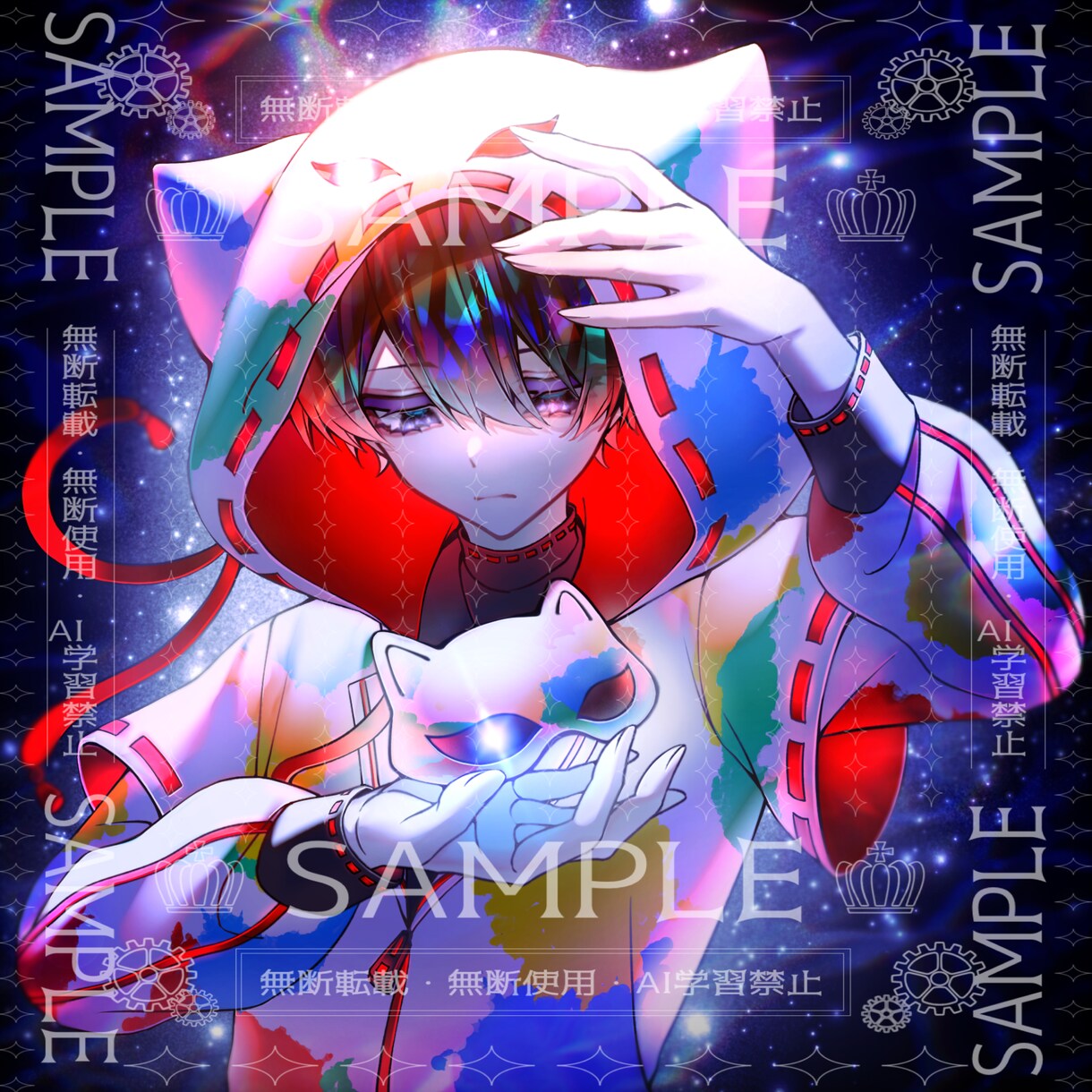 MV・サムネetc目を惹く映えるイラストを描きます 唯一無二でクリックしたくなるようなイラストを提供します‪☺︎ イメージ5