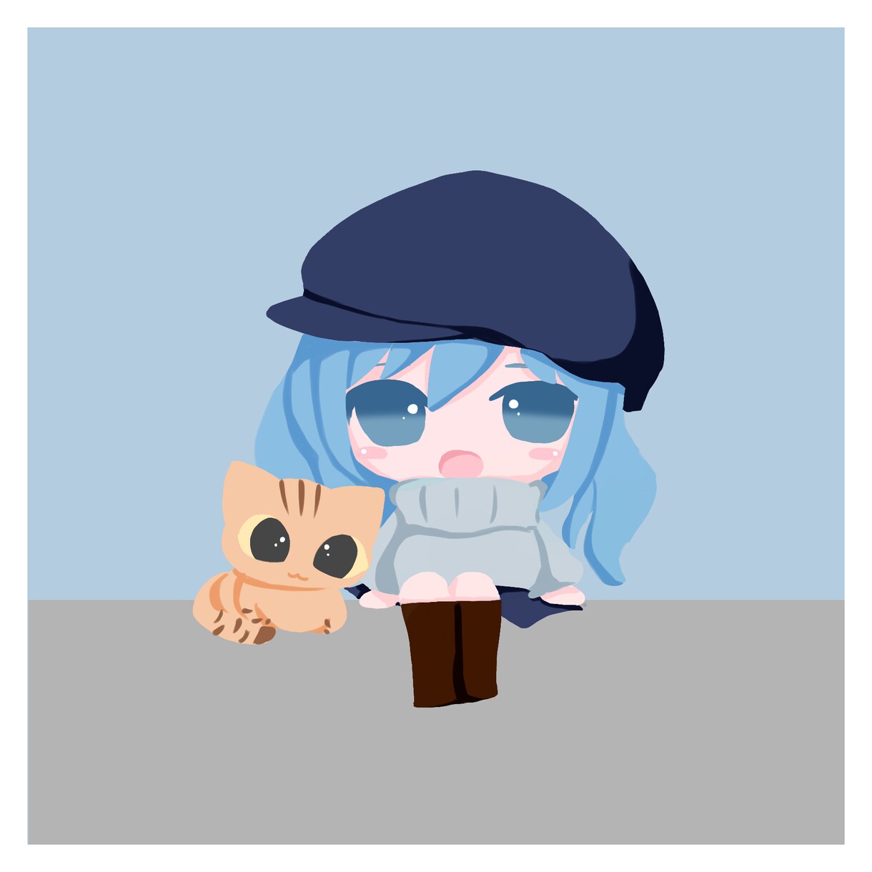 アイコン用イラストを描きます ほっこりと暖かい雰囲気のイラストです イメージ1