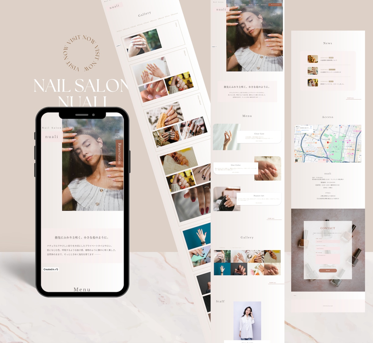 STUDIOで女性向けホームページを制作します ココナラ初出品 × STUDIO制作｜9月末まで限定価格 イメージ5