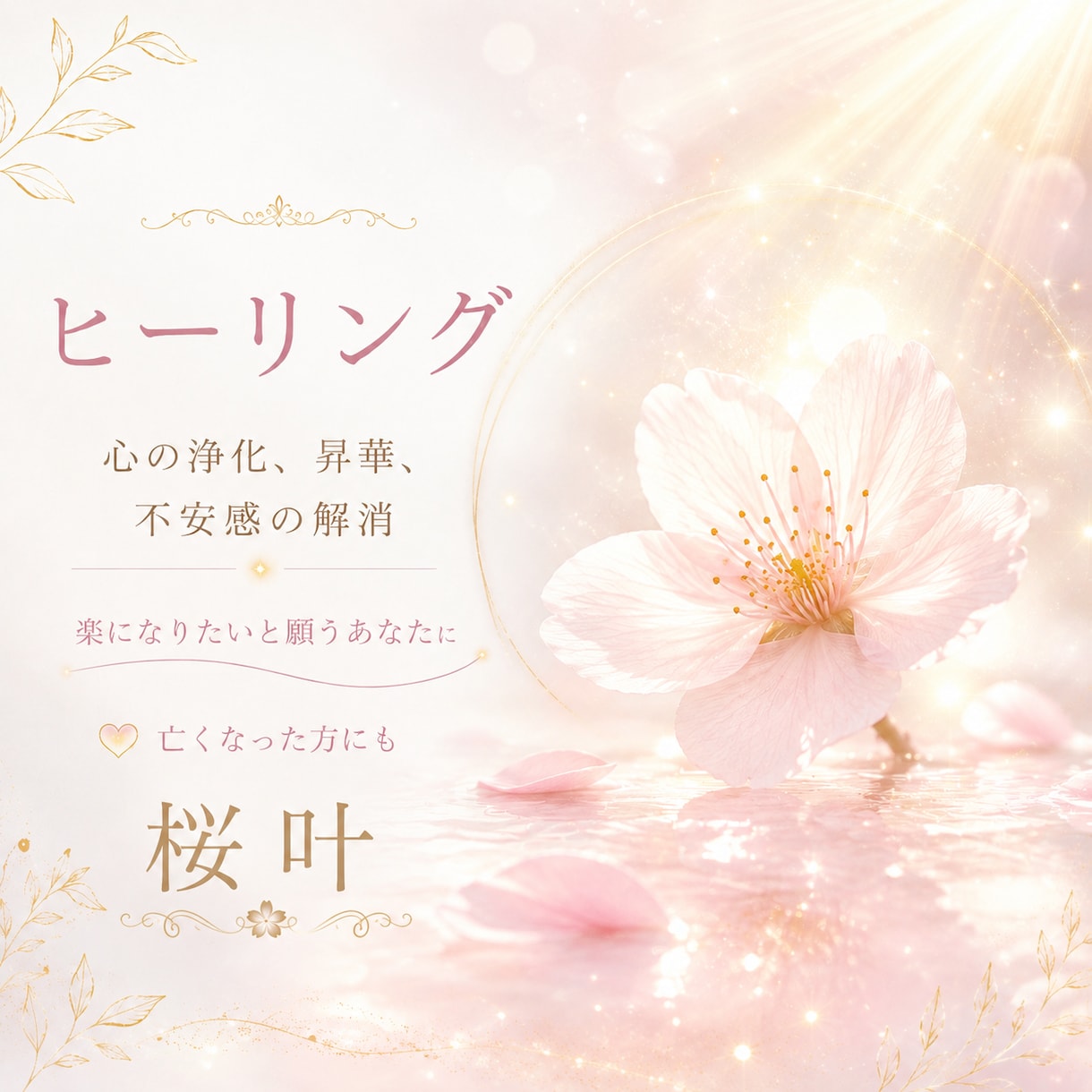 心の浄化、昇華、不安感などの解消を致します 楽になりたい、何かを変えたいと願うあなたに☆亡くなった方にも イメージ1