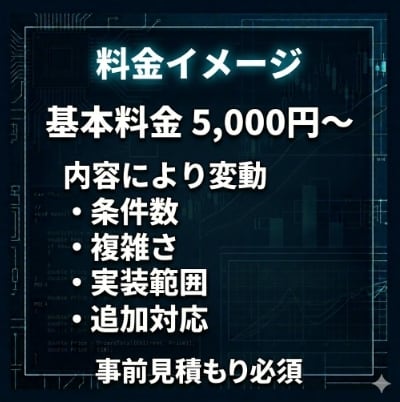 複雑ロジックを言語化しEA作成します 曖昧な裁量判断を整理し、実装できる形へ落とし込みます イメージ6