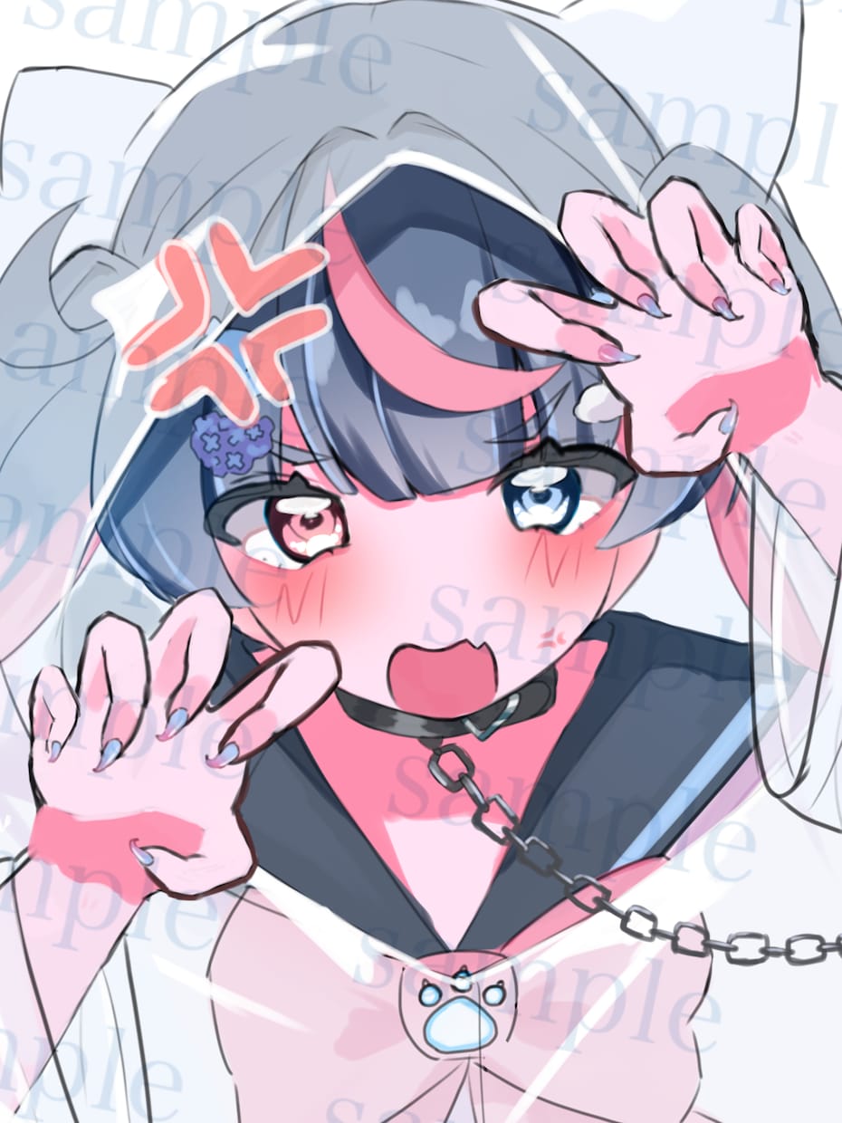 女の子のイラストを描きます Vtuberやキャラクターデザインを描くのが得意です イメージ1