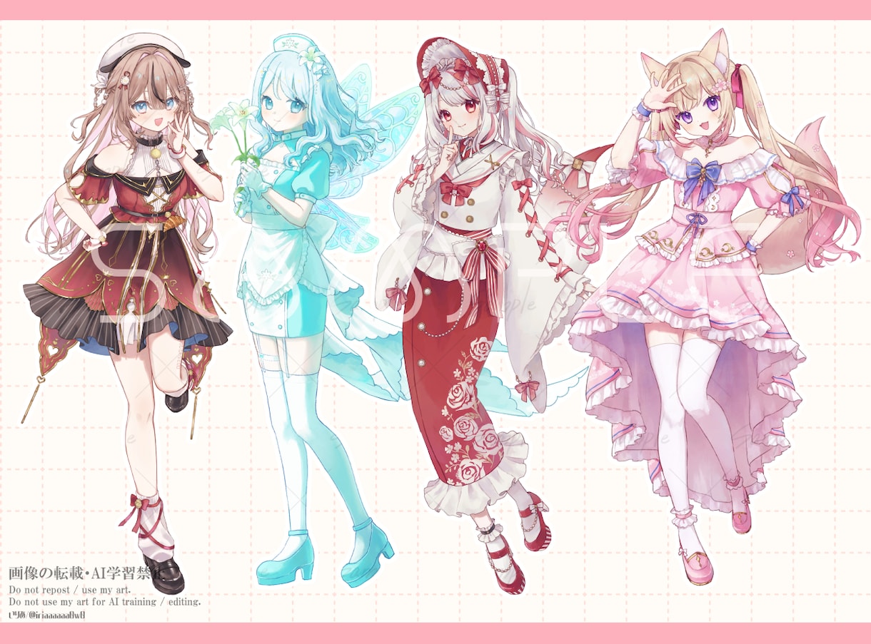雰囲気ある一枚絵を制作いたします 観賞用・活動用・グッズ用など様々な用途に対応可能です！ イメージ2