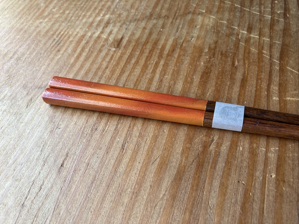 漆塗りのお箸お作りします カラフルな色漆のお箸！長く使える一点モノ！ギフトにも イメージ9