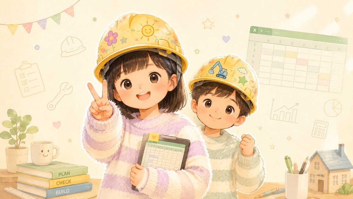 建設業のExcel帳票を使いやすく改善します 業務日報・月次集計・原価管理・確認表を整理します イメージ4