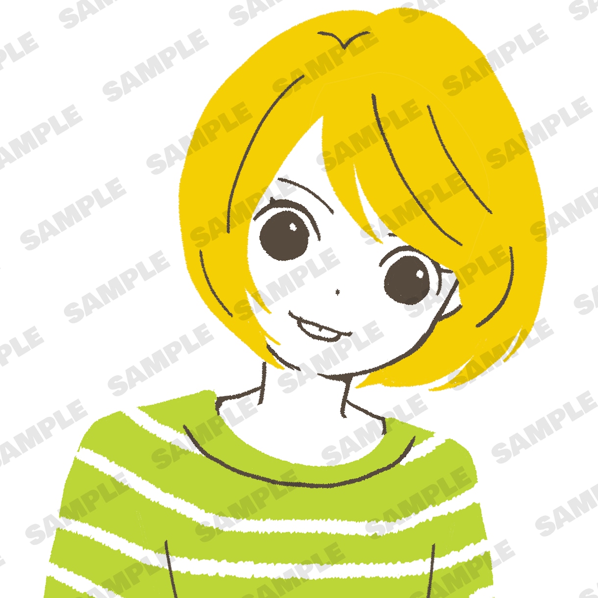 シンプルでポップなかわいいイラスト作成します 可愛いけれど可愛すぎない、普通に可愛いイラストです イメージ4
