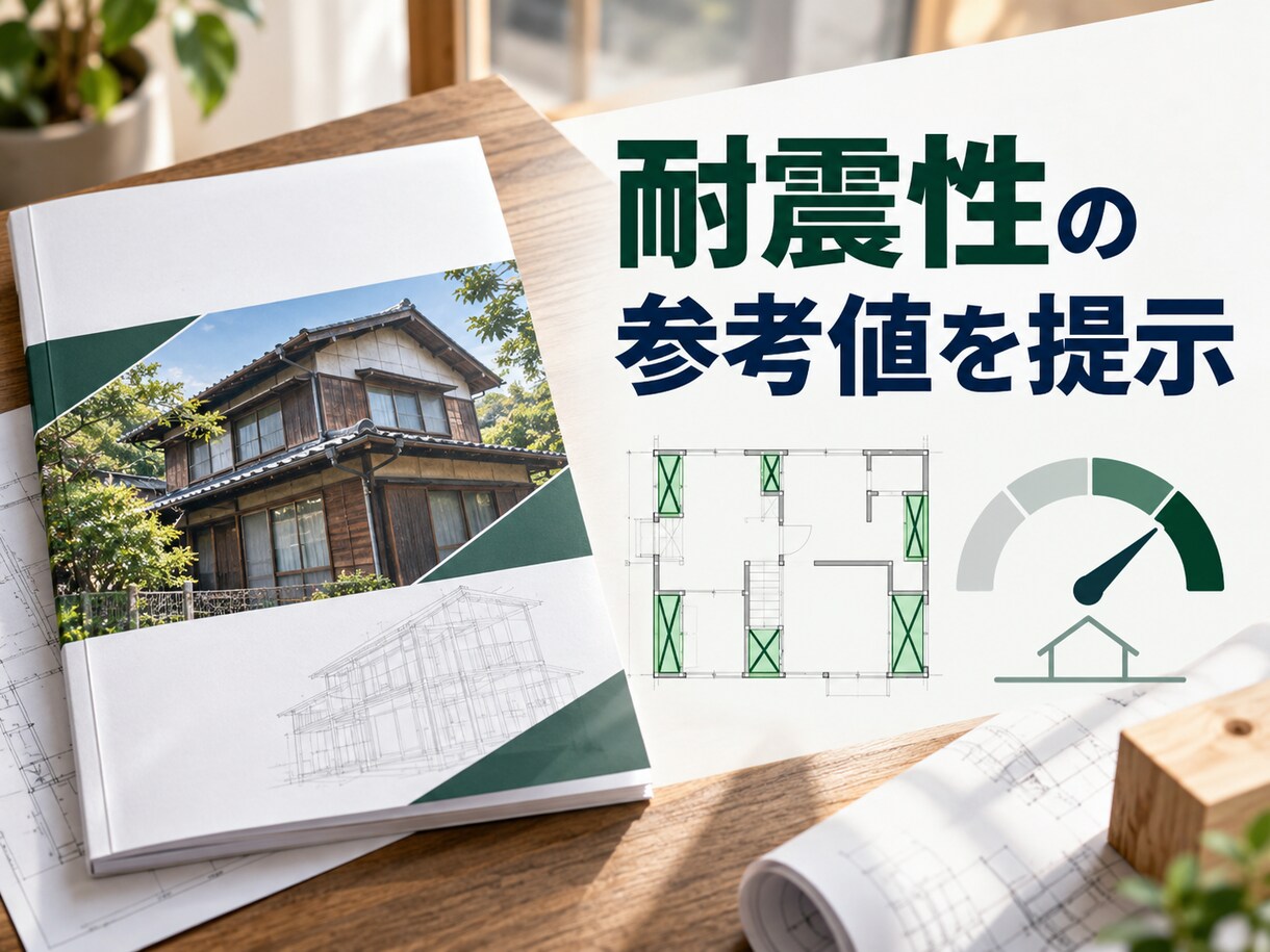 築古物件耐震性検討をサポート！検討・見える化します 購入・改修前に構造上の弱点と補強案を整理、ご相談ください。 イメージ4