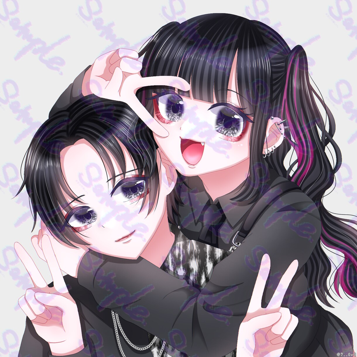 超絶かわいい！安く！速く！イラストお描きします 地雷系.サブカル系.病みかわいいが得意です！ イメージ8