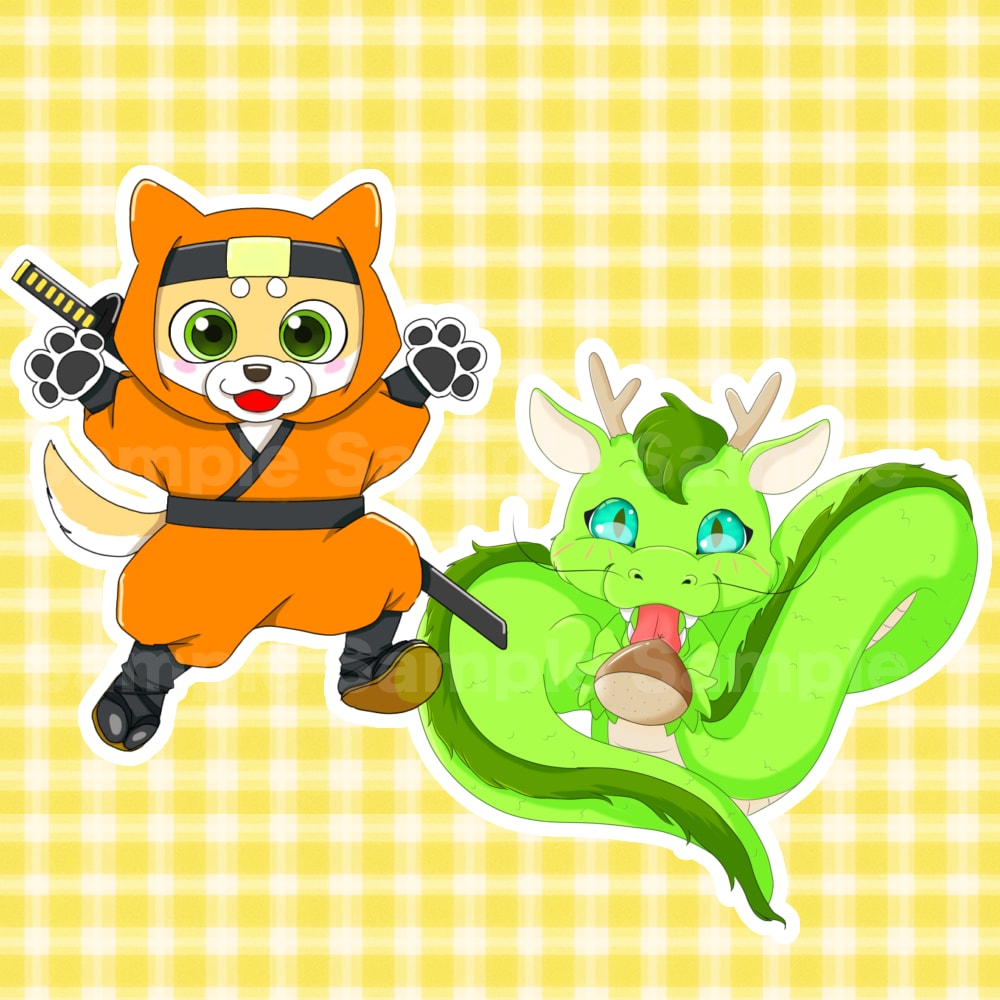 動物キャラはマルっとお任せ♡可愛いイラスト描きます 商用OK♡配信、アバター、アイコン、プレゼント、SNS運用に イメージ8