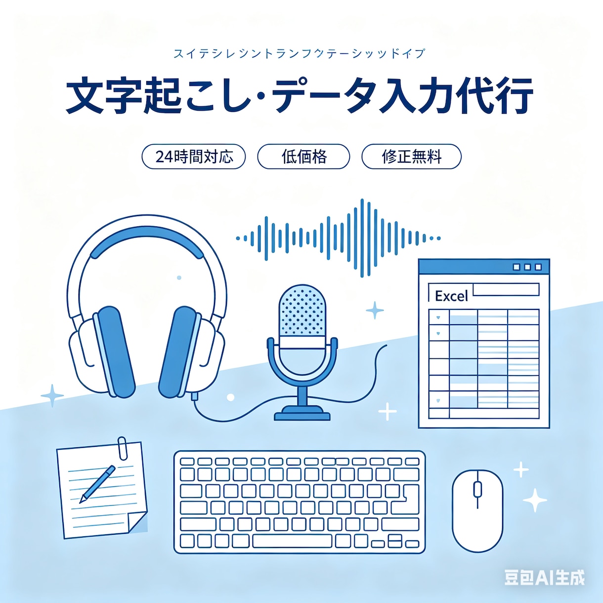 音声データを文字起こし・入力代行します 会議録・インタビュー・手書きPDFもOK。低価格で対応します イメージ1